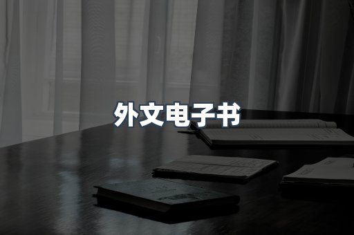 外文电子书